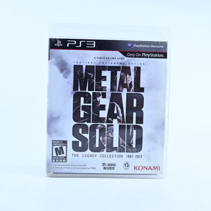 Metal Gear Solid: The Legacy Collection - Sony Playstation 3 / PS3 Game + Manual