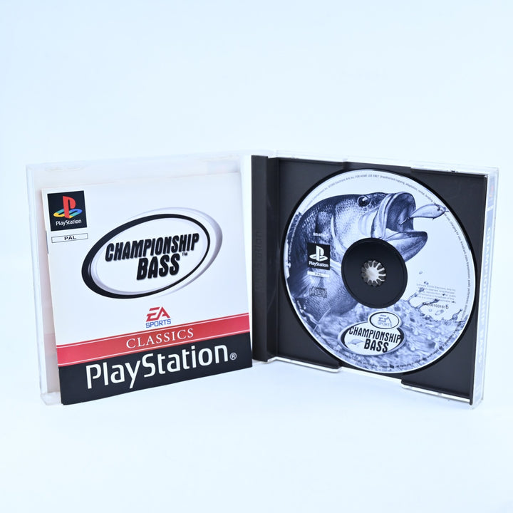 Championship Bass - Sony Playstation 1 / PS1 Game + Manual - PAL - MINT DISC!