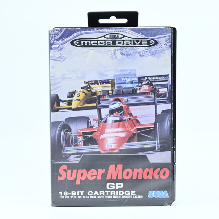 Super Monaco GP + Manual - Sega Mega Drive Game - PAL - FREE POST!