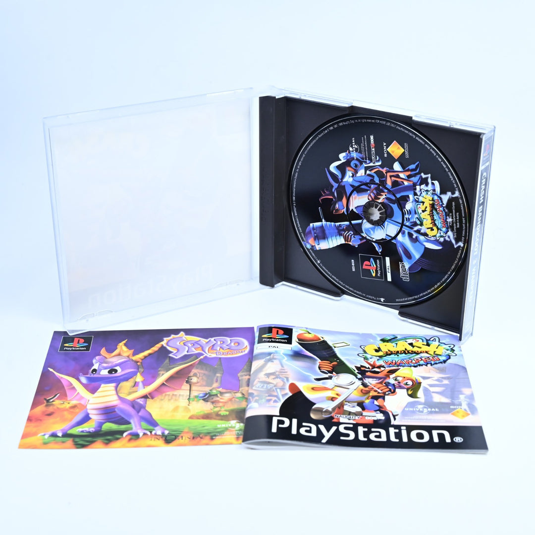 Crash Bandicoot 3: Warped - Sony Playstation 1 / PS1 Game + Manual - PAL