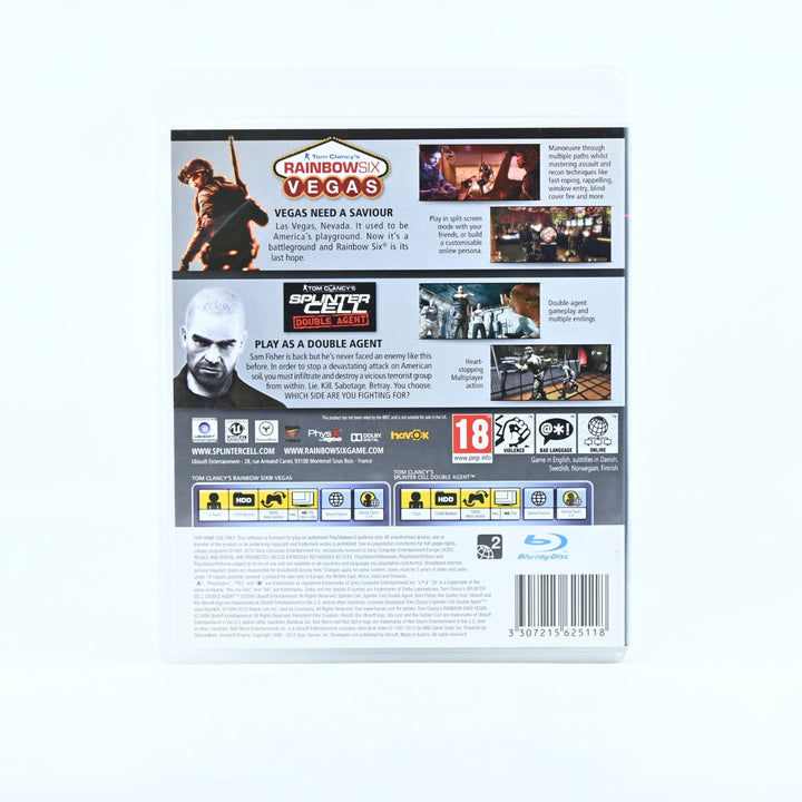Tom Clancy's Rainbow Six Vegas + Splinter Cell Double Agent - PS3 Game