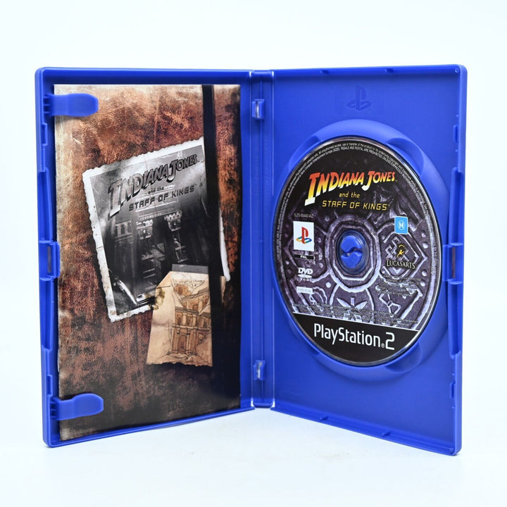 Indiana Jones and the Staff of Kings - Sony Playstation 2 / PS2 Game + Manual