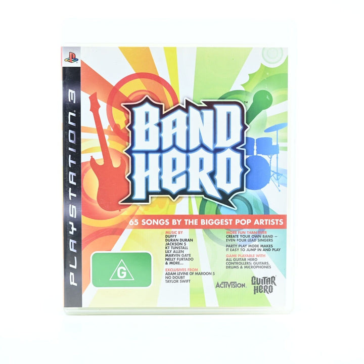 Band Hero - Sony Playstation 3 / PS3 Game + Manual - FREE POST!