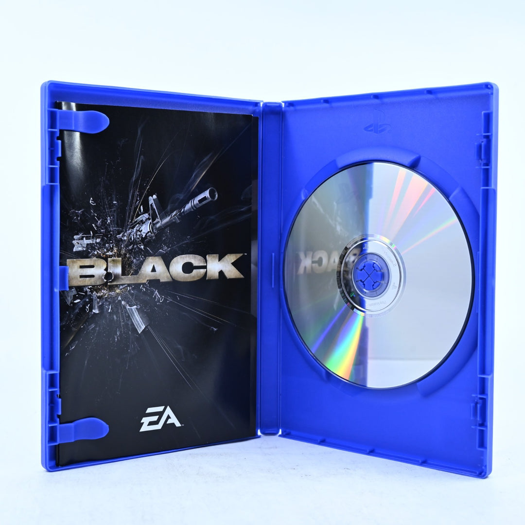 Black - Sony Playstation 2 / PS2 Game + Manual - PAL - MINT DISC!