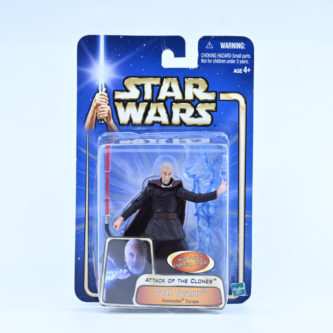 Star Wars Attack of the Clones Darth Tyranus Geonosian Escape - Action Figure