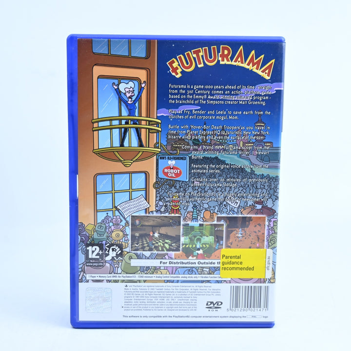 Futurama - Sony Playstation 2 / PS2 Game + Manual - PAL
