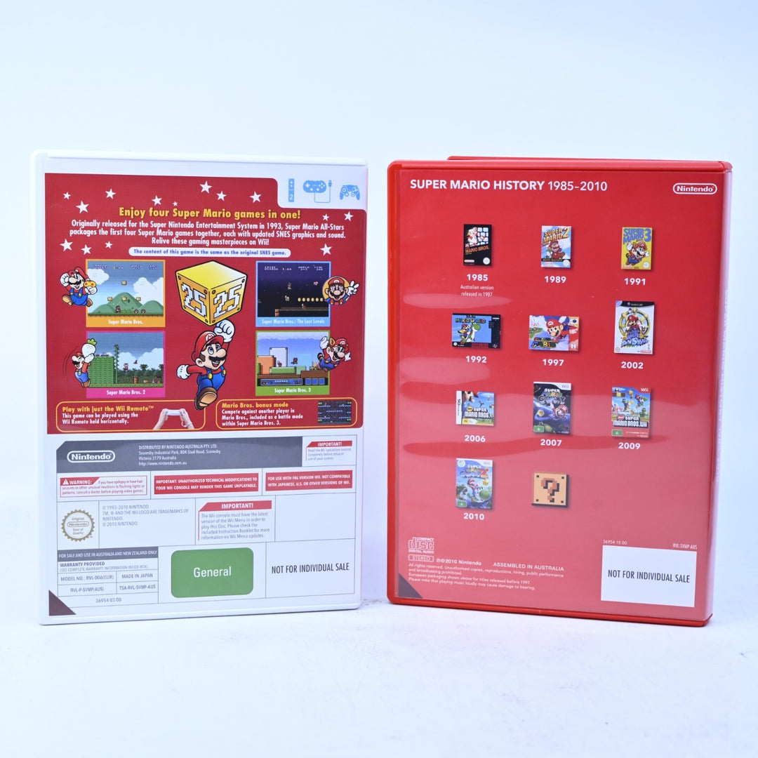 Super Mario All-Stars 25th Anniversary Edition - Nintendo Wii Game + Manual