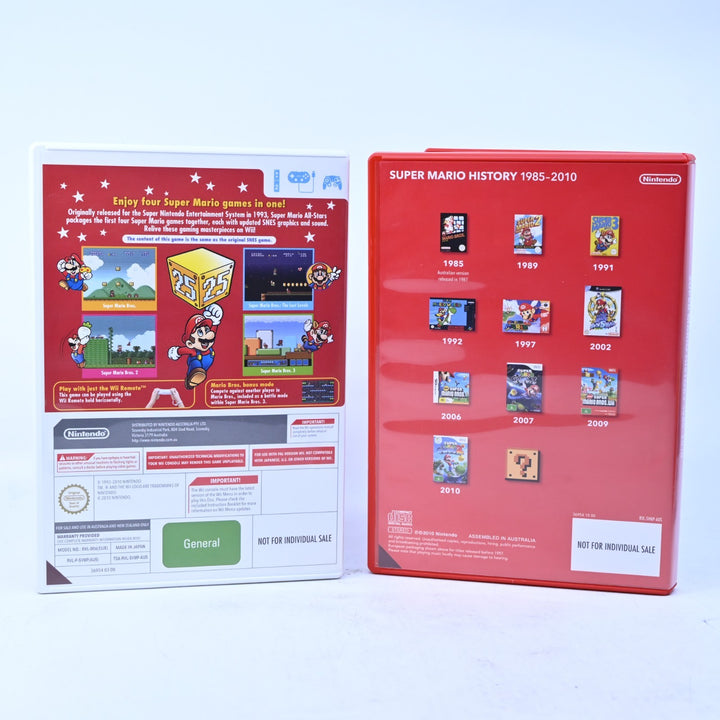Super Mario All-Stars 25th Anniversary Edition - Nintendo Wii Game + Manual