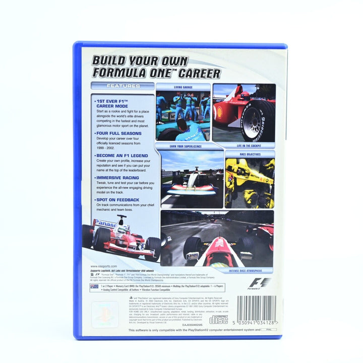 F1 Career Challenge  - Sony Playstation 2 / PS2 Game + Manual - PAL - FREE POST!