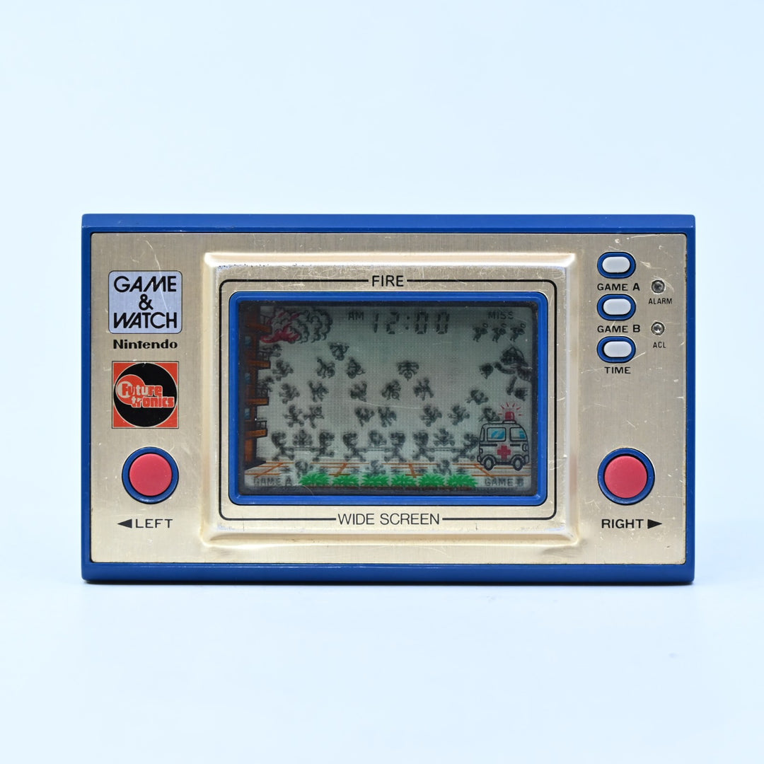 Fire - FR-27 - Futuretronics - No Battery Cover - Game &amp; Watch Boxed Console