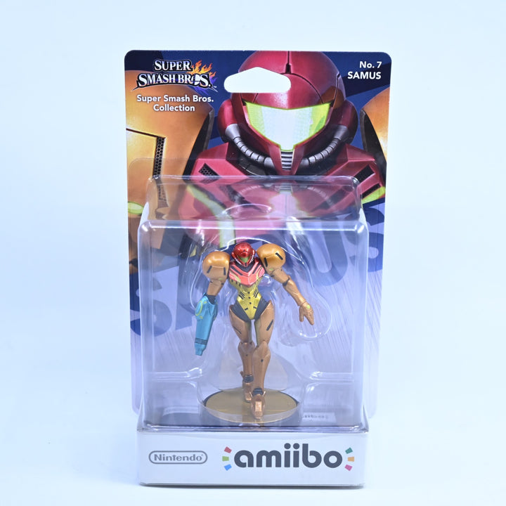 SEALED! Samus Amiibo No. 7 - Super Smash Bros. Collection - Toy