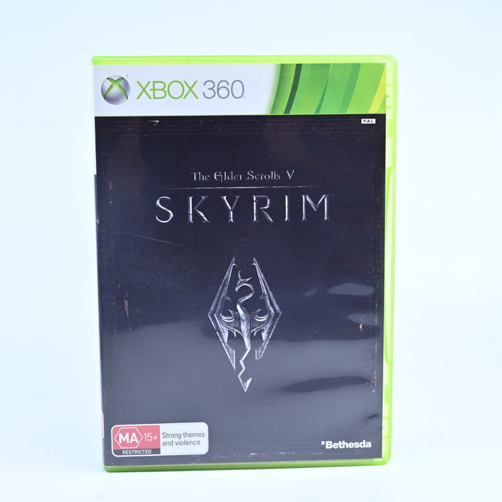 The Elder Scrolls V: Skyrim - Xbox 360 Game + Manual + Map - PAL - FREE POST!