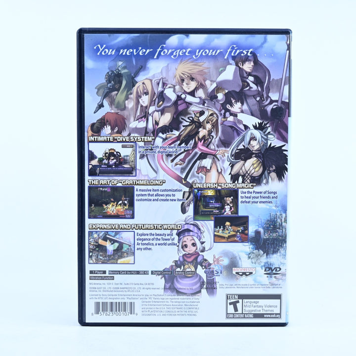 Ar Tonelico Melody of Elemia - Sony Playstation 2 / PS2 Game + Manual - NTSC-U/C