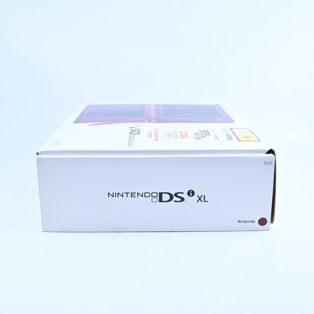 AS NEW! Burgundy Nintendo DSi XL Boxed Console - AUS PAL - FREE POST!