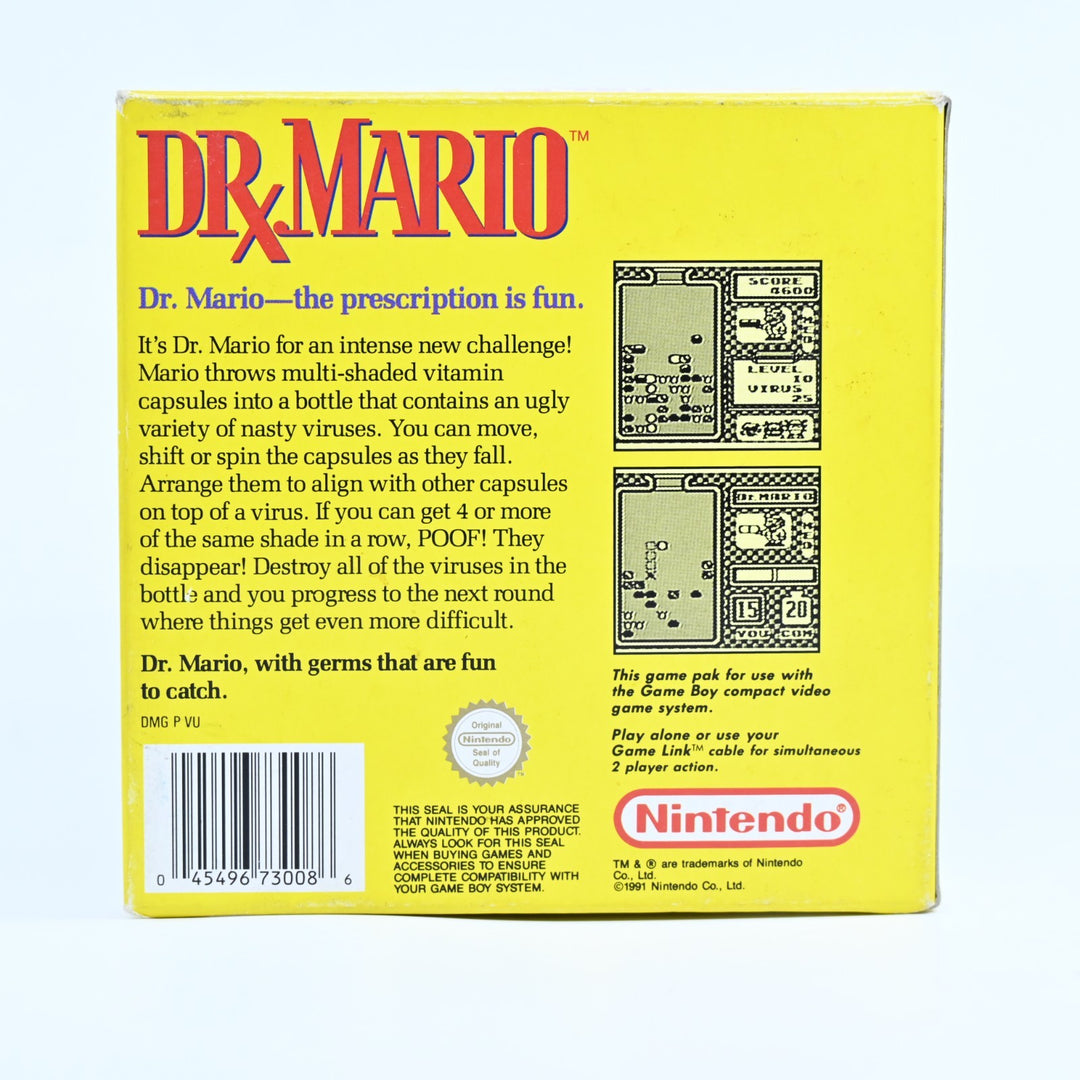Dr Mario - Nintendo Gameboy Boxed Game - PAL - FREE POST!