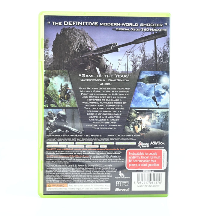 Call of Duty 4: Modern Warfare GOTY Edition - Xbox 360 Game - PAL - FREE POST!