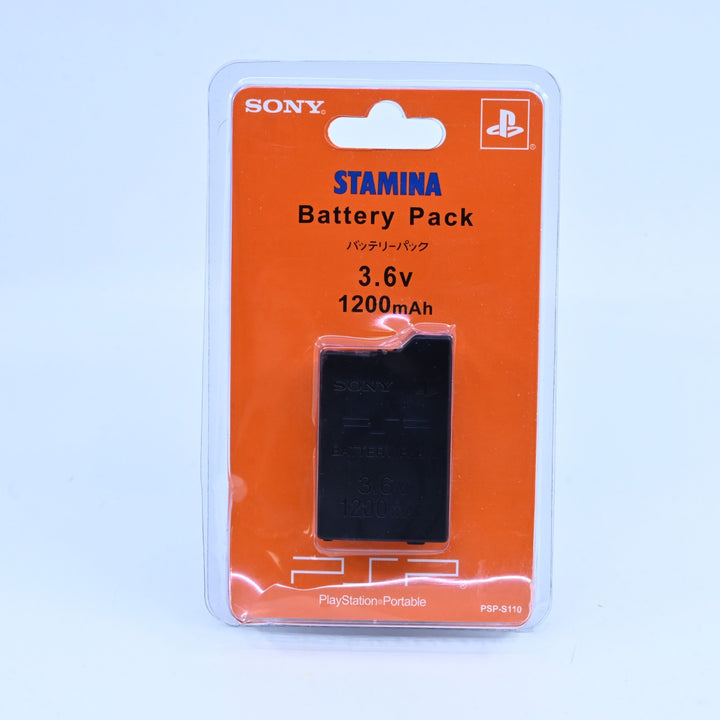 SEALED! PSP-S110 Stamina Battery Pack 3.6v 1200mAh - Sony PSP Accessory