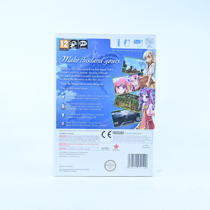 Rune Factory Frontier - Nintendo Wii Game + Manual - PAL - MINT DISC!