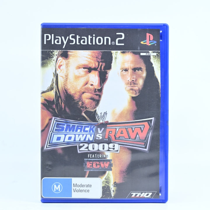 SmackDown vs Raw 2007 - Sony Playstation 2 / PS2 Game + Manual - PAL