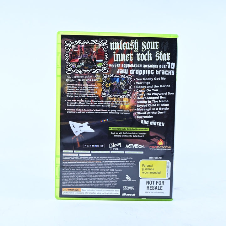 Guitar Hero II - Xbox 360 Game + Manual - PAL - MINT DISC!