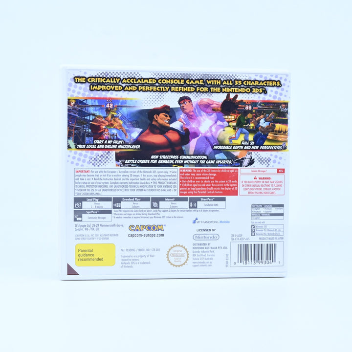 Super Street Fighter IV 4: 3D Edition - Nintendo 3DS Game - PAL + Manual