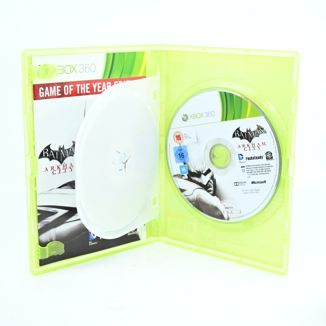 Batman Arkham City GOTY Edition - Xbox 360 Game + Manual - PAL - MINT DISC!
