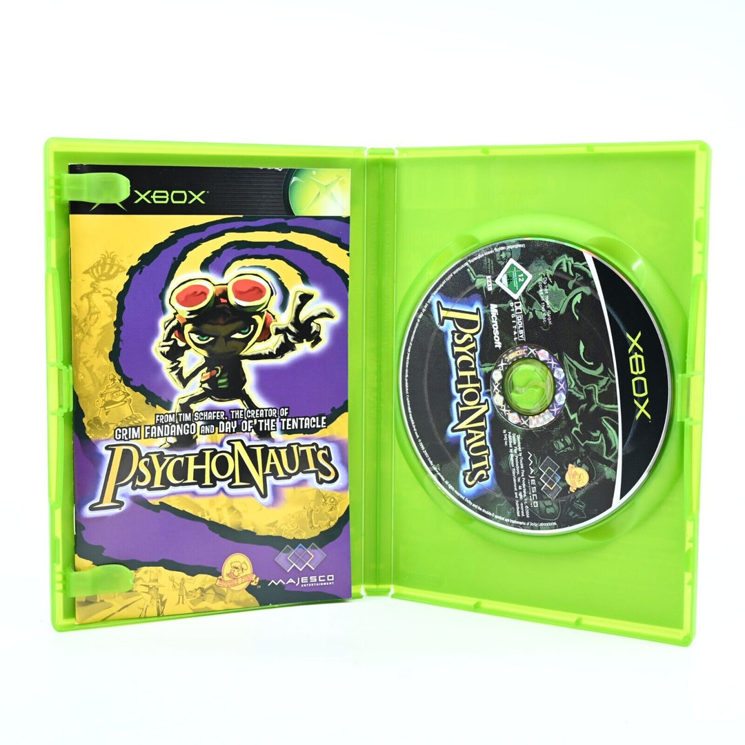 Psychonauts - Original Xbox Game + Manual - PAL - MINT DISC!