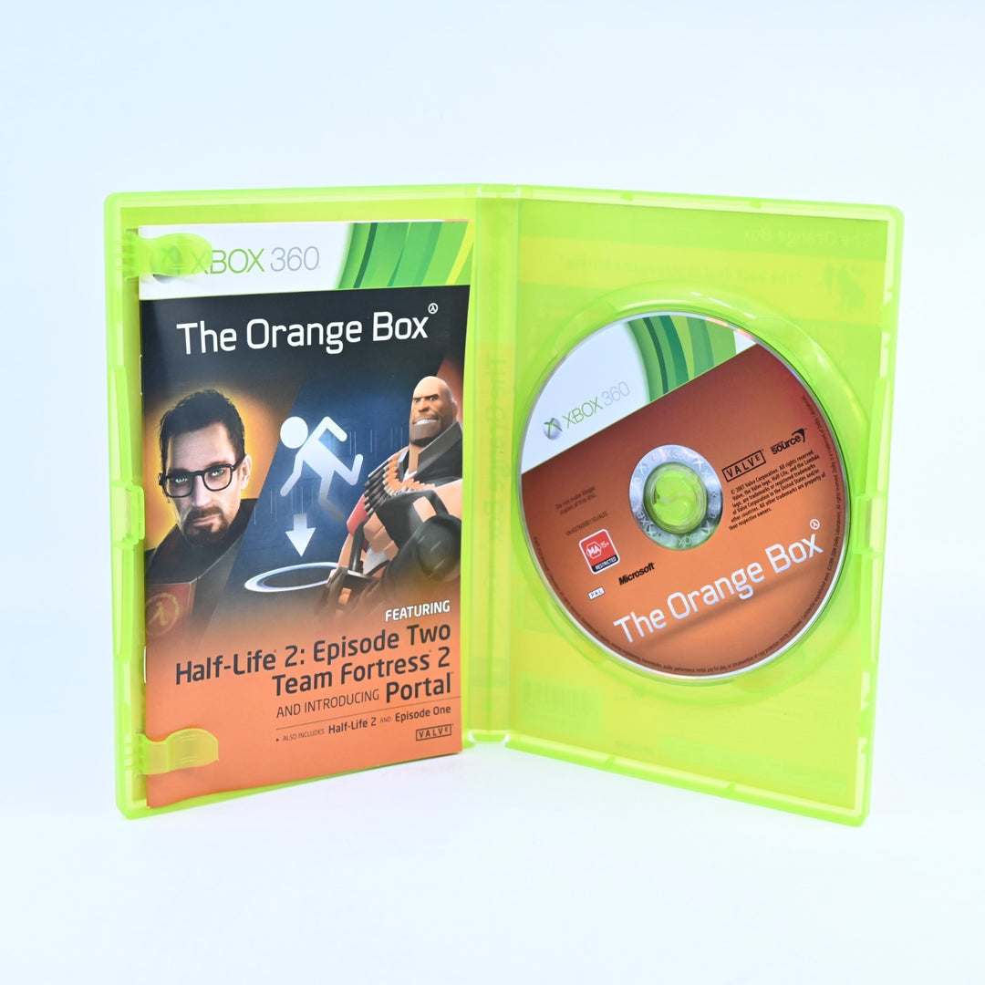 The Orange Box - Xbox 360 Game + Manual - PAL - MINT DISC!