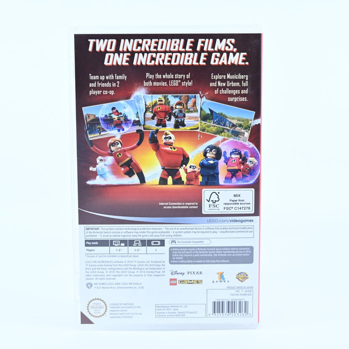 LEGO The Incredibles - Nintendo Switch Game - FREE POST!