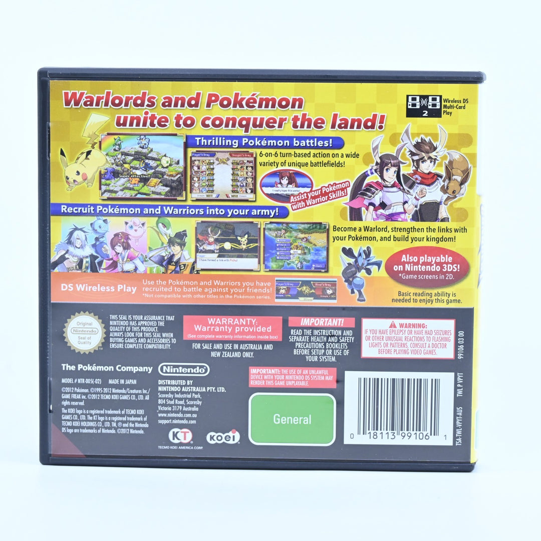 Pokemon Conquest - Nintendo DS Game - PAL + Manual - FREE POST!