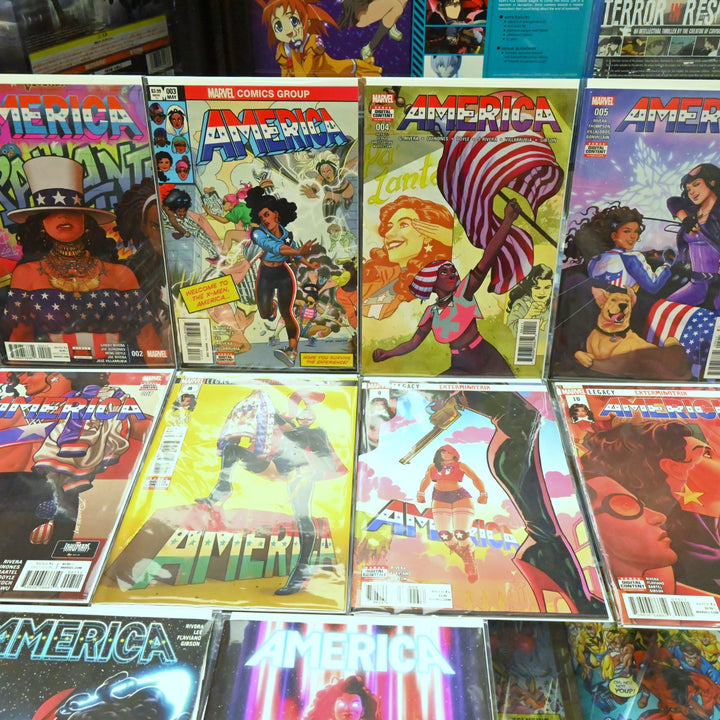 America (2017) - Complete Set 1-12 - Rivera / Quinones - Marvel Comics - Comic