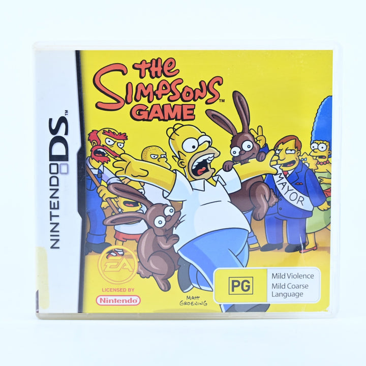 The Simpsons Game - Nintendo DS Game - PAL + Manual - FREE POST!