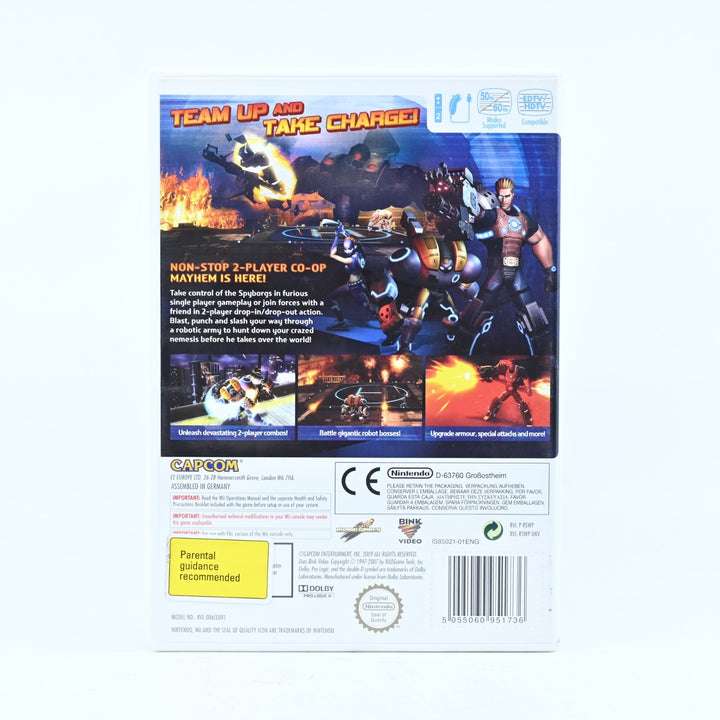 Spyborgs - Nintendo Wii Game + Manual - PAL - MINT DISC!