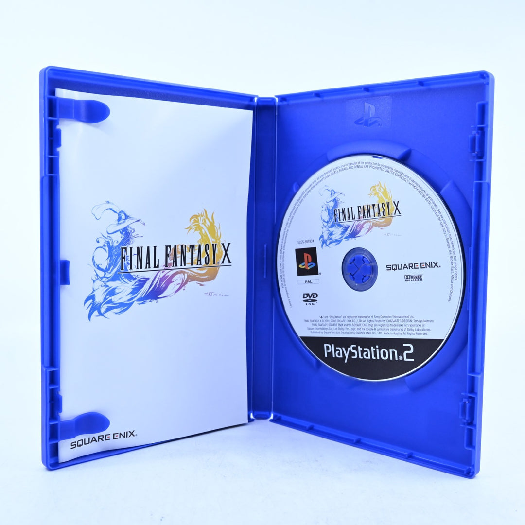 Final Fantasy X - Sony Playstation 2 / PS2 Game + Manual - PAL - MINT DISC!