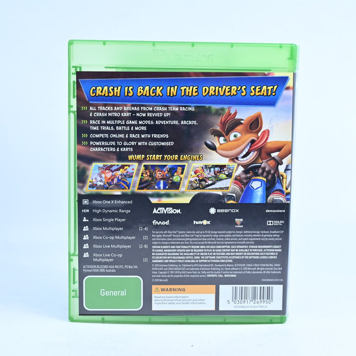 CTR: Crash Team Racing: Nitro Fueled - Xbox One Game - PAL - FREE POST!