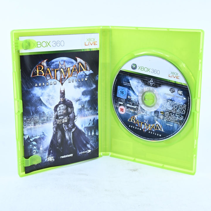 Batman Arkham Asylum - Xbox 360 Game + Manual - PAL - MINT DISC!