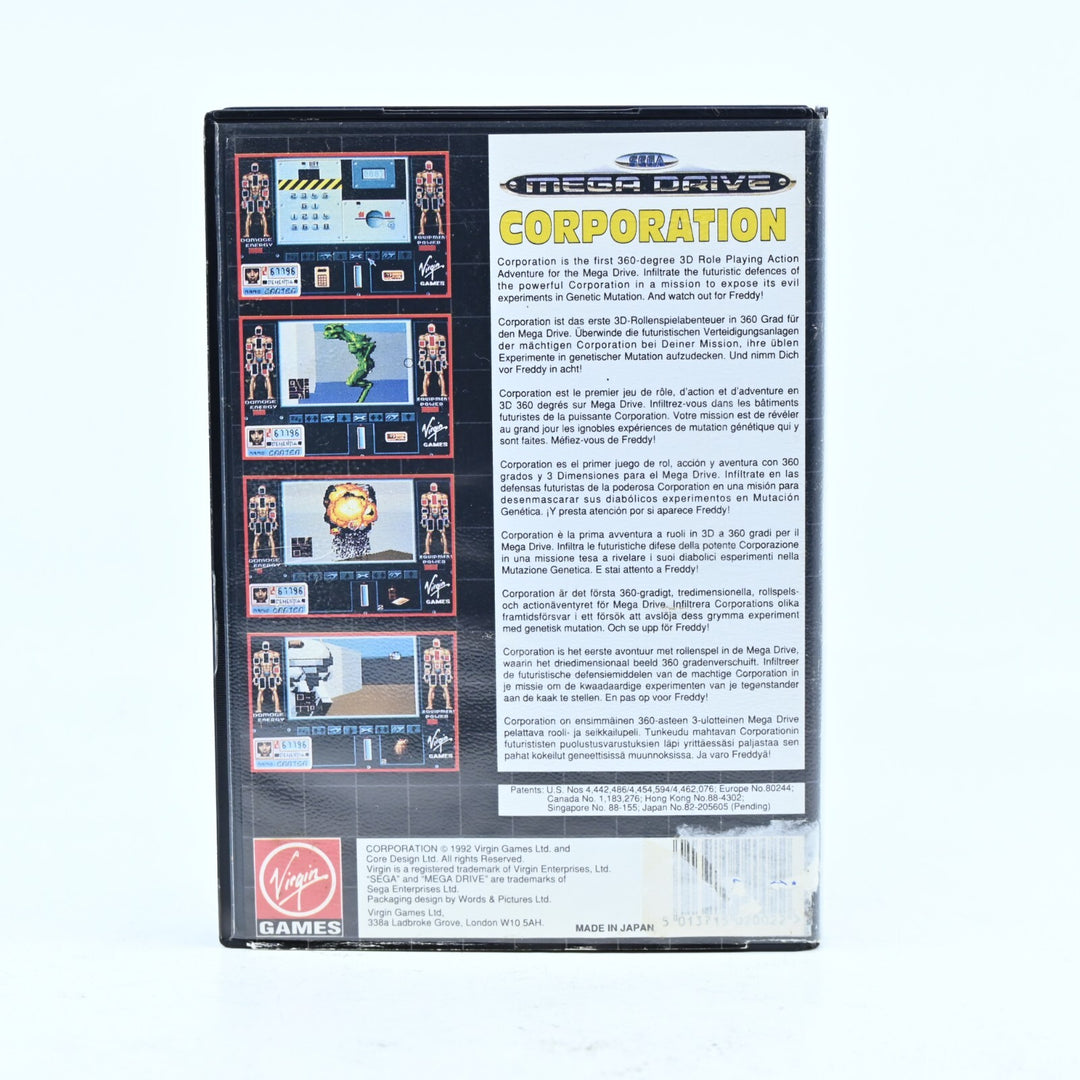 Corporation - Sega Mega Drive Game + Manual - PAL - FREE POST!
