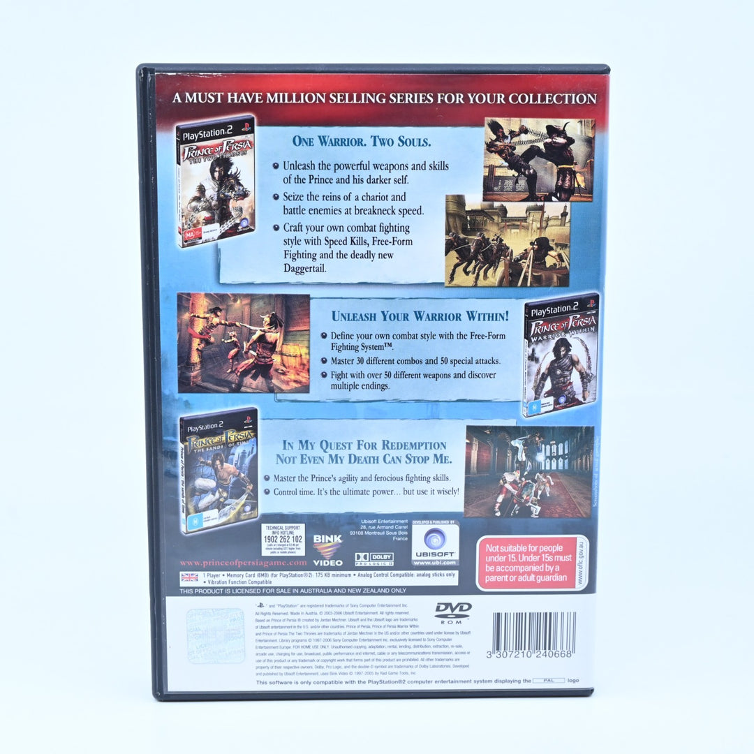 Prince Of Persia: Trilogy - Sony Playstation 2 / PS2 Game + Manual - PAL