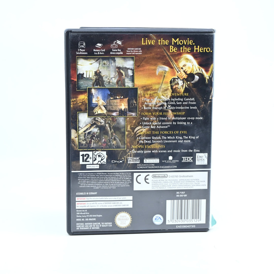 The Lord of the Rings: The Return of the King - Nintendo Gamecube Game + Manual