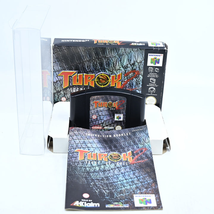 Turok 2: Seeds of Evil - N64 / Nintendo 64 Boxed Game - PAL - FREE POST!