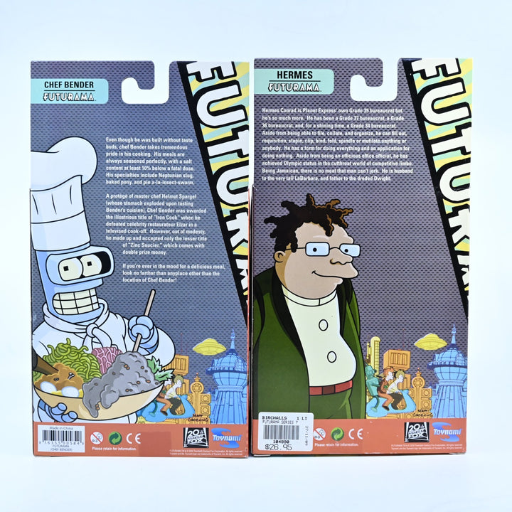 SEALED! Futurama Build-A-Bot - Roberto - Complete Toynami Figure Set - 2009