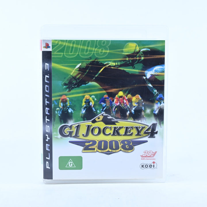 G1 Jockey 4 2008 - Sony Playstation 3 / PS3 Game + Manual - MINT DISC!