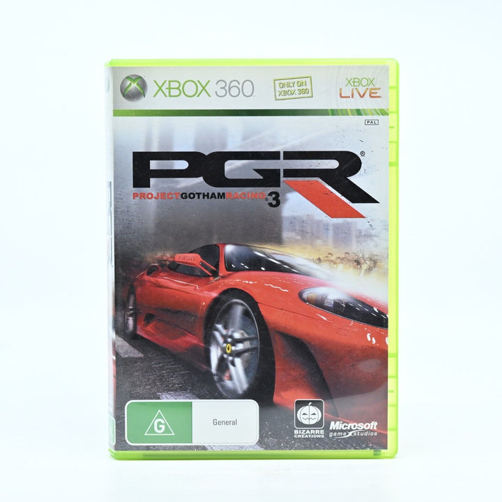 Project Gotham Racing 3 PGR 3 - Xbox 360 Game + Manual - PAL - MINT DISC!