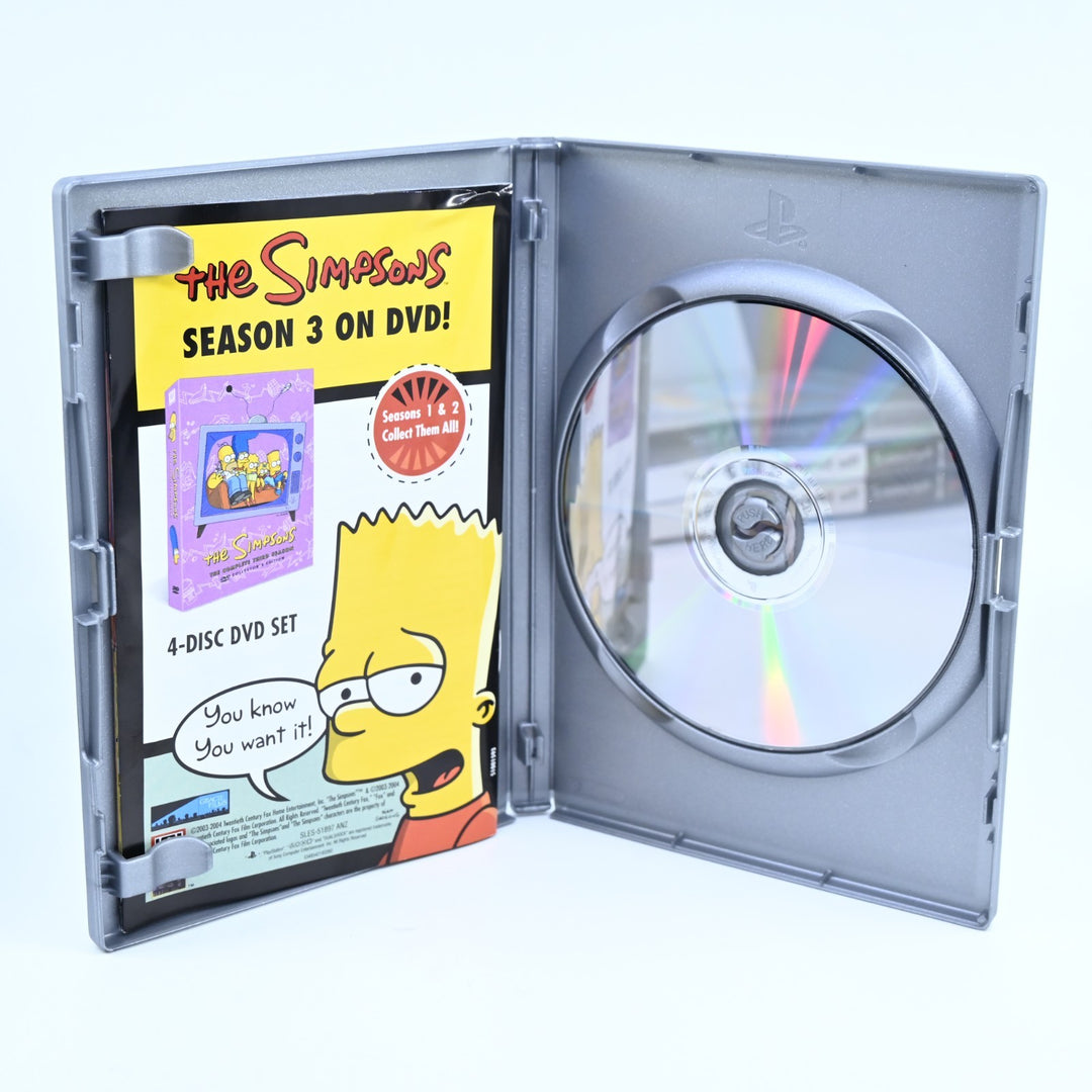 The Simpsons Hit & Run - Sony Playstation 2 / PS2 Game + Manual - PAL