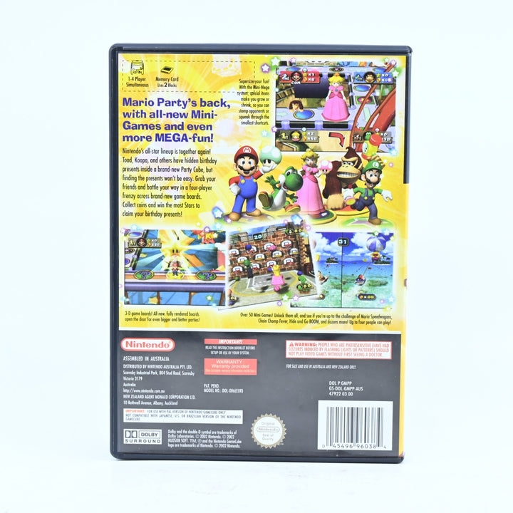 Mario Party 4 - Nintendo Gamecube Game + Manual - PAL - FREE POST!