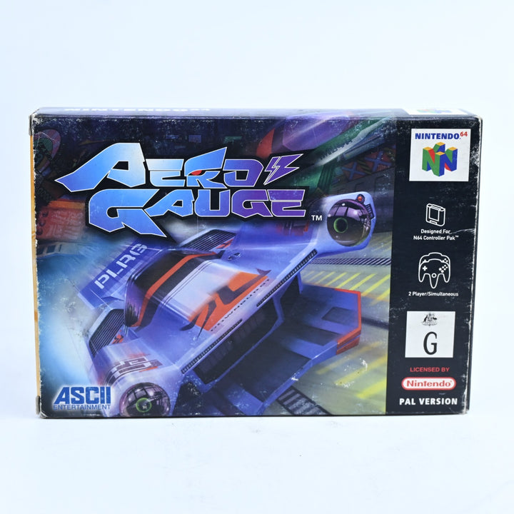 Aero Gauge - N64 / Nintendo 64 Boxed Game - No Manual - PAL - FREE POST!