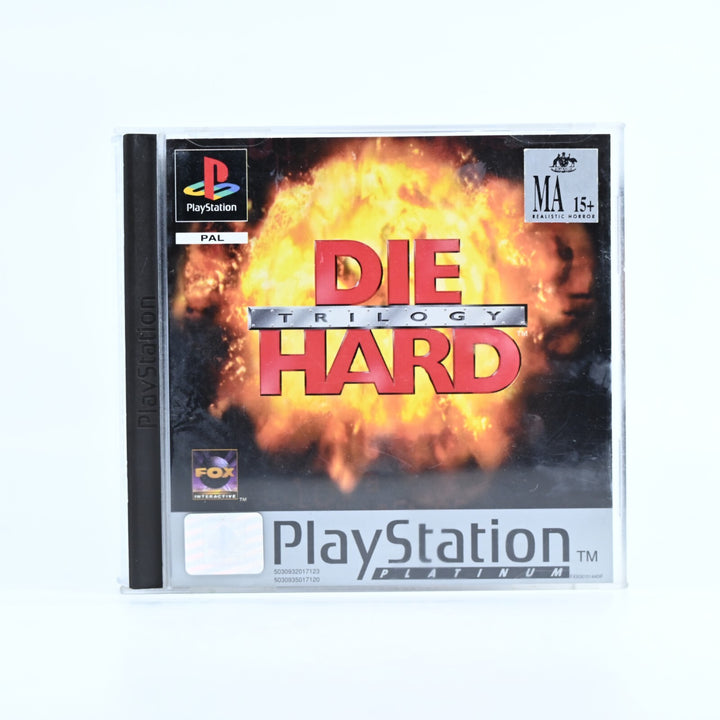 Die Hard Trilogy - Sony Playstation 1 / PS1 Game + Manual - PAL - MINT DISC!