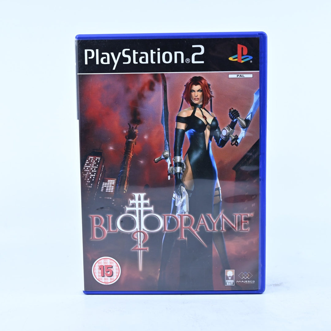 BloodRayne 2 - Sony Playstation 2 / PS2 Game + Manual - PAL