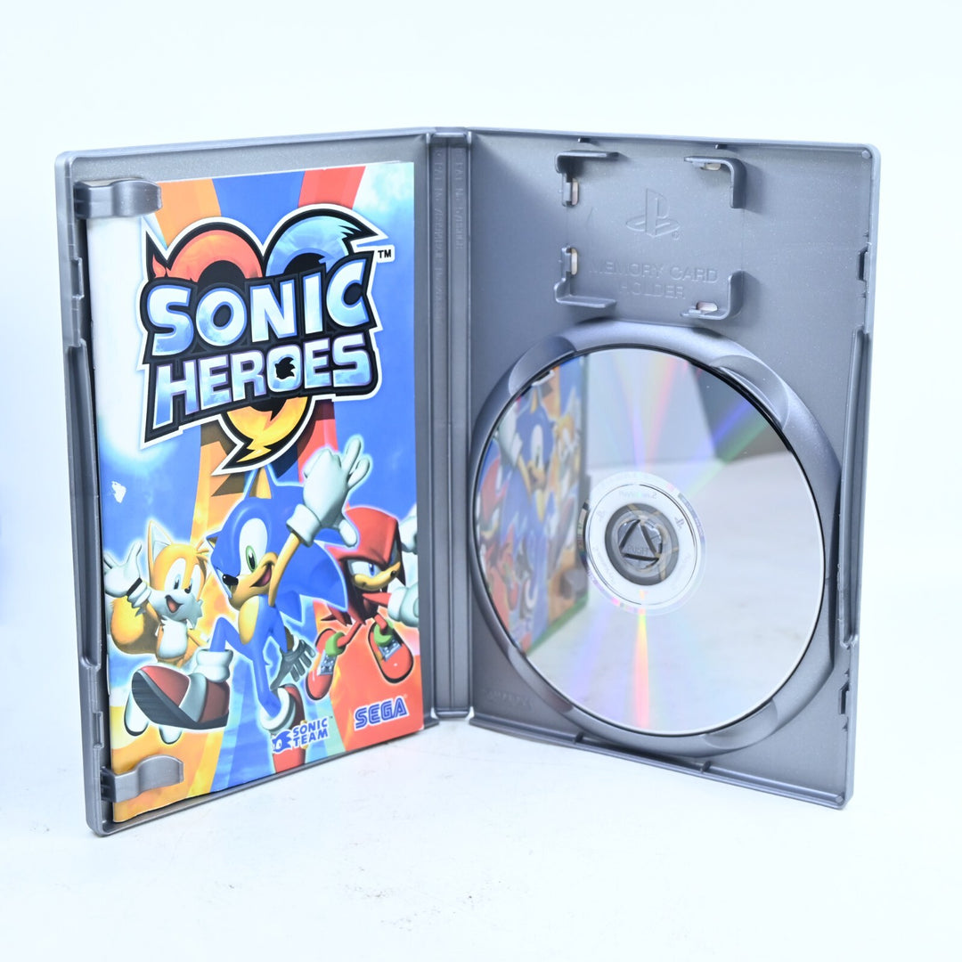 Sonic Heroes - Sony Playstation 2 / PS2 Game + Manual - PAL - MINT DISC!