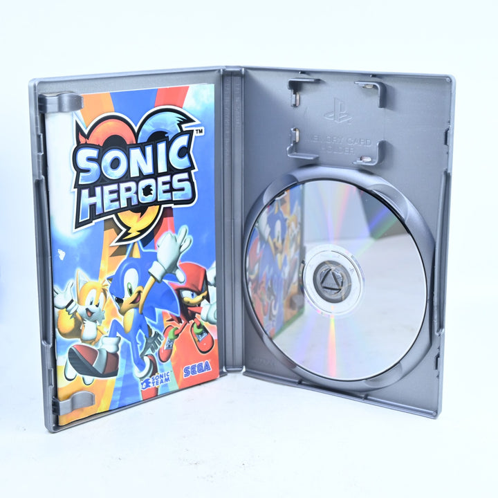 Sonic Heroes - Sony Playstation 2 / PS2 Game + Manual - PAL - MINT DISC!